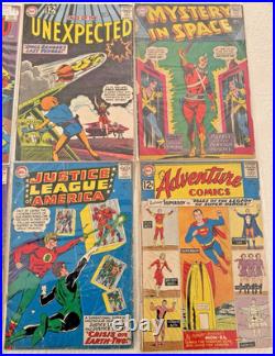 12¢ Silver Age DC Comic Lot Superman Batman JLA Aquaman 1960s Keys
