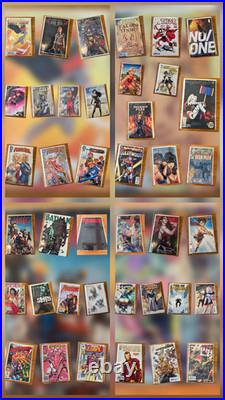 132 Mixed Lot Comic Books, 5 Graphic Novels Iron Man Batman Superman Etc