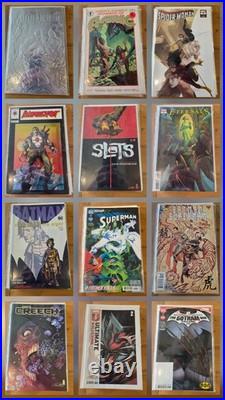 132 Mixed Lot Comic Books, 5 Graphic Novels Iron Man Batman Superman Etc