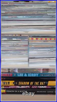 132 Mixed Lot Comic Books, 5 Graphic Novels Iron Man Batman Superman Etc
