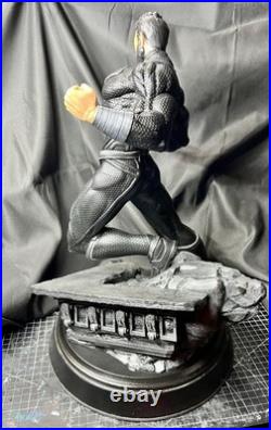 14 Scale DC Black Suit Superman Hand-Painted Collectable Figure