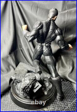 14 Scale DC Black Suit Superman Hand-Painted Collectable Figure