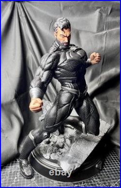 14 Scale DC Black Suit Superman Hand-Painted Collectable Figure