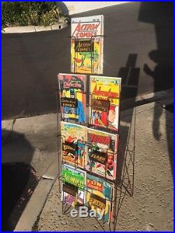 1939 DC Superhero Comic Book Rack Batman Flash Superman Adventure Action Fun 1939 DC Superhero Comic Book Rack Batman Flash Superman Adventure Action Fun