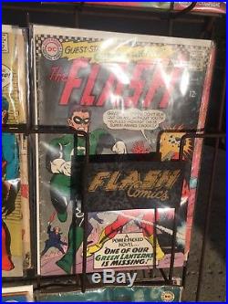 1939 DC Superhero Comic Book Rack Batman Flash Superman Adventure Action Fun