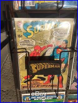 1939 DC Superhero Comic Book Rack Batman Flash Superman Adventure Action Fun