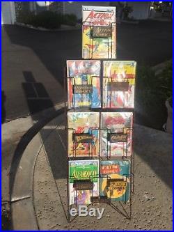 1939 DC Superhero Comic Book Rack Batman Flash Superman Adventure Action Fun 1939 DC Superhero Comic Book Rack Batman Flash Superman Adventure Action Fun