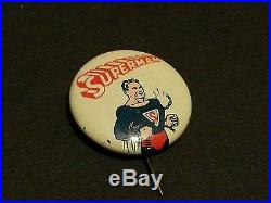 1939 Supermen of America Club Kit Superman Rare Action Comics Button Pinback
