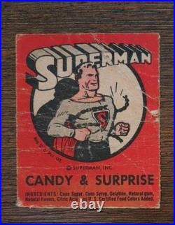 1940 SUPERMAN Leader Novelty Premium Coupon R146 Rookie Card Vintage Superhero