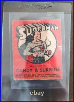 1940 SUPERMAN Leader Novelty Premium Coupon R146 Rookie Card Vintage Superhero