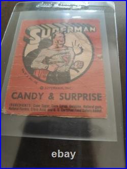1940 SUPERMAN Leader Novelty Premium Coupon R146 Rookie Card Vintage Superhero