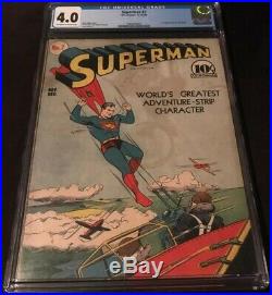 1942 DC Comics SUPERMAN #7 CGC 4.0 GOLDEN AGE FIRST APPEARANCE OF PERRY WHITE