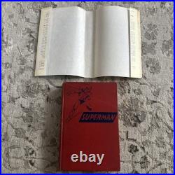 1942 FIRST EDITION THE ADVENTURES OF SUPERMAN BY GEORGE LOWTHER NO Dust Jacket