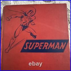 1942 FIRST EDITION THE ADVENTURES OF SUPERMAN BY GEORGE LOWTHER NO Dust Jacket