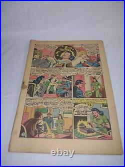 1943 ACTION COMICS #60 coverless SUPERWOMAN LOIS LANE1ST wrap missing