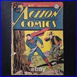 1946 Action Comics DC Comic Book #94 Superman