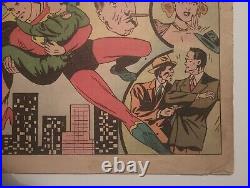1946 Superman #25 Alternate Cover Art French Edition Vg Condition Very Scarce