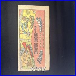 1955 Superman GIVEAWAY PROMO #1B VERY GOOD- 3.5 Kellogg's SUGAR SMACKS Cereal DC
