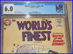 1958 DC World's Finest Comics #95 CGC 6.0