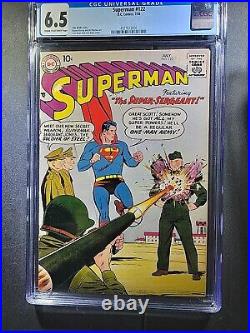 1958 SUPERMAN #122 The Super-Sergeant DC Comics CGC 6.5