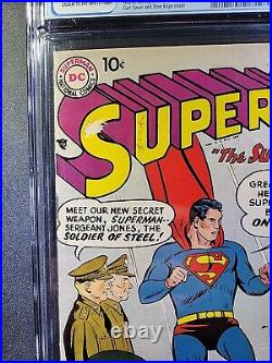 1958 SUPERMAN #122 The Super-Sergeant DC Comics CGC 6.5