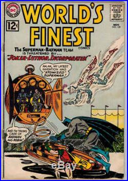 1959-1970 World's Finest Comics Lot #103, 104, 129 199+ Batman Superman Joker DC