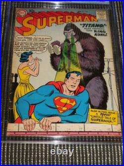 1959 DC Superman #127 CGC 5.0 1st Titano