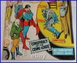 1972 D. C. Comics Action Comics Superman & Batman-Vivid Red & Yellow Colors NM