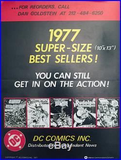 1977 Muhammad Ali vs Superman Rare Retailer-Only Brochure Near Mint