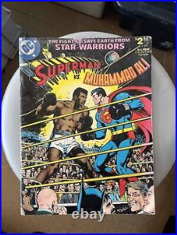 1978 DC Oversized Superman vs. Muhammad Ali Neal Adams C-56 Comic