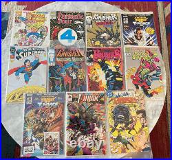 1980s & 1990s Comic Book Lot-79 Total-Avengers, Superman, Spiderman LOOK