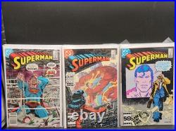 1984-86 SUPERMAN COMICS Lot Of (28) #391-422 No Dupes FREE SHIPPING