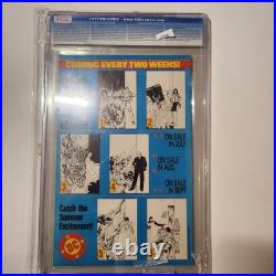 1986 Man of Steel #1 Special Collector's Ed Silver Logo/White Pages (CGC 9.8)