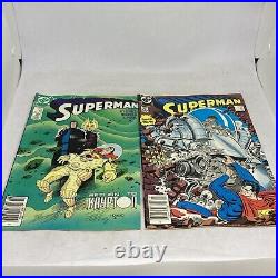 1987-1988 DC Comics Superman Comic Lot #6-19 RARE