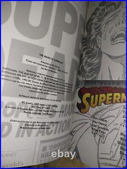 1993 DC Comics 2 The Death of Superman + Memorial Set+Collectors Set