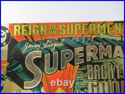 1993 DC Comics Superman #82 Dynamic Forces DF Signed Jerry Siegel