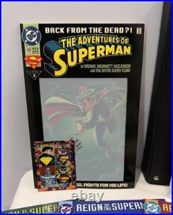 1993 Dynamic Forces Return Of Superman Collection Autographed Set COA & Binder
