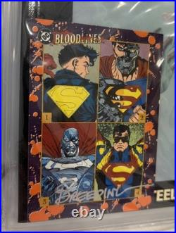 1993 Dynamic Forces Return Of Superman Collection Autographed Set COA & Binder