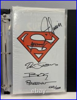 1993 Dynamic Forces Return Of Superman Collection Autographed Set COA & Binder