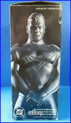1998 DC DIRECT SUPERMAN KINGDOM COME 14.5 STATUE BY ALEX ROSS w SIGNED LITHO
