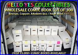 1 Box Lot 300 OLD COMICS (Marvel DC) Black Panther, Deadpool, Superman, Hulk CGC