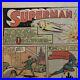 #1 SUPERMAN SUNDAY COMIC STRIP 1939 Original Page DC Comics Siegel & Shuster