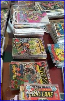 1 box lot 75 OLD COMICS MARVEL DC SPIDERMAN superman batman deadpool thor xmen
