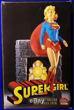 2000 DC Direct Supergirl By Bruckner Cold Cast Porcelain Statue Mib Superman