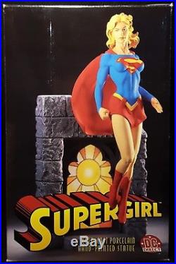 2000 DC Direct Supergirl By Bruckner Cold Cast Porcelain Statue Mib Superman