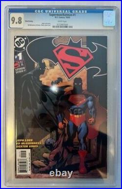 2003 Superman/Batman #1 3rd Print CGC 9.8 Loeb, Vines, McGuinness