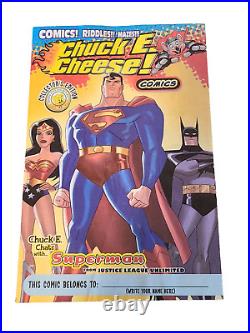 2005 CHUCK E. CHEESE Comics CEC COMIC BOOK DC Justice League Batman Superman #2