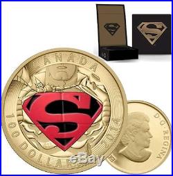 2014 Iconic Superman $100 14KT Gold Comic Book CoversAdventure of Superman 2001