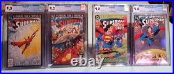 4 Funeral For & Return Of Superman Comics CGC 9.0 9.8 Superman 77, 78, 82, 505