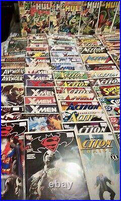 500 comic book lot HULK, SUPERMAN, VENOM, CAPTAIN AMERICA, AQUAMAN, Many Others